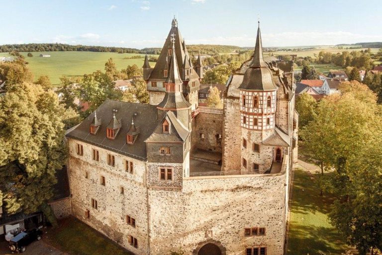 01 Hotel Schloss Romrod Hochzeitslocation 2018 Schloss Vogelperspektive