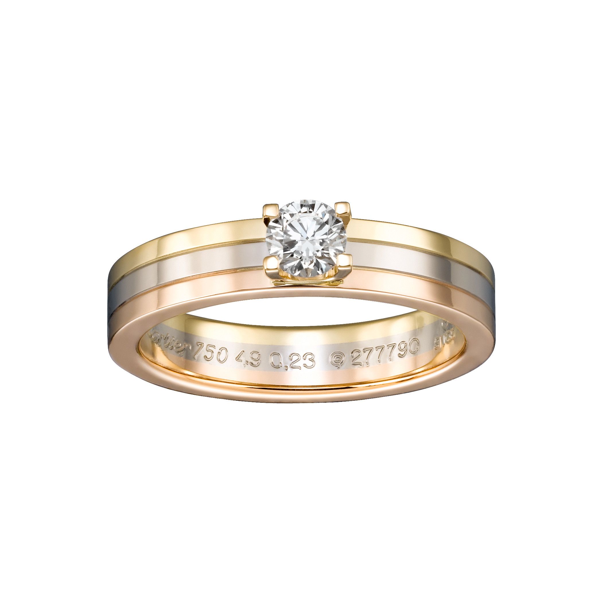 15 Cartier Verlobungsring Antragsring Kollektion 2017 Cartier Drei Goldtoene V15