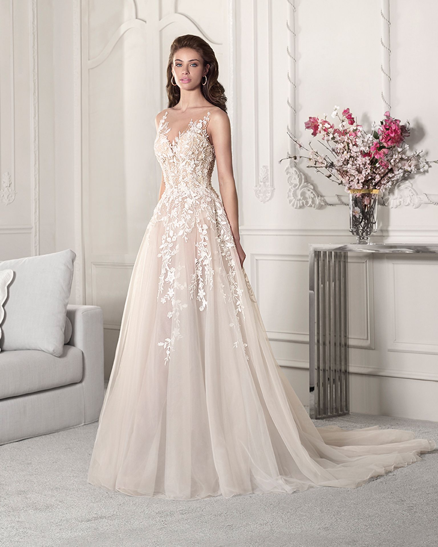 119 Demetrios Brautmoden Brautkleid Kollektion 2019 Demetrios Collection 854