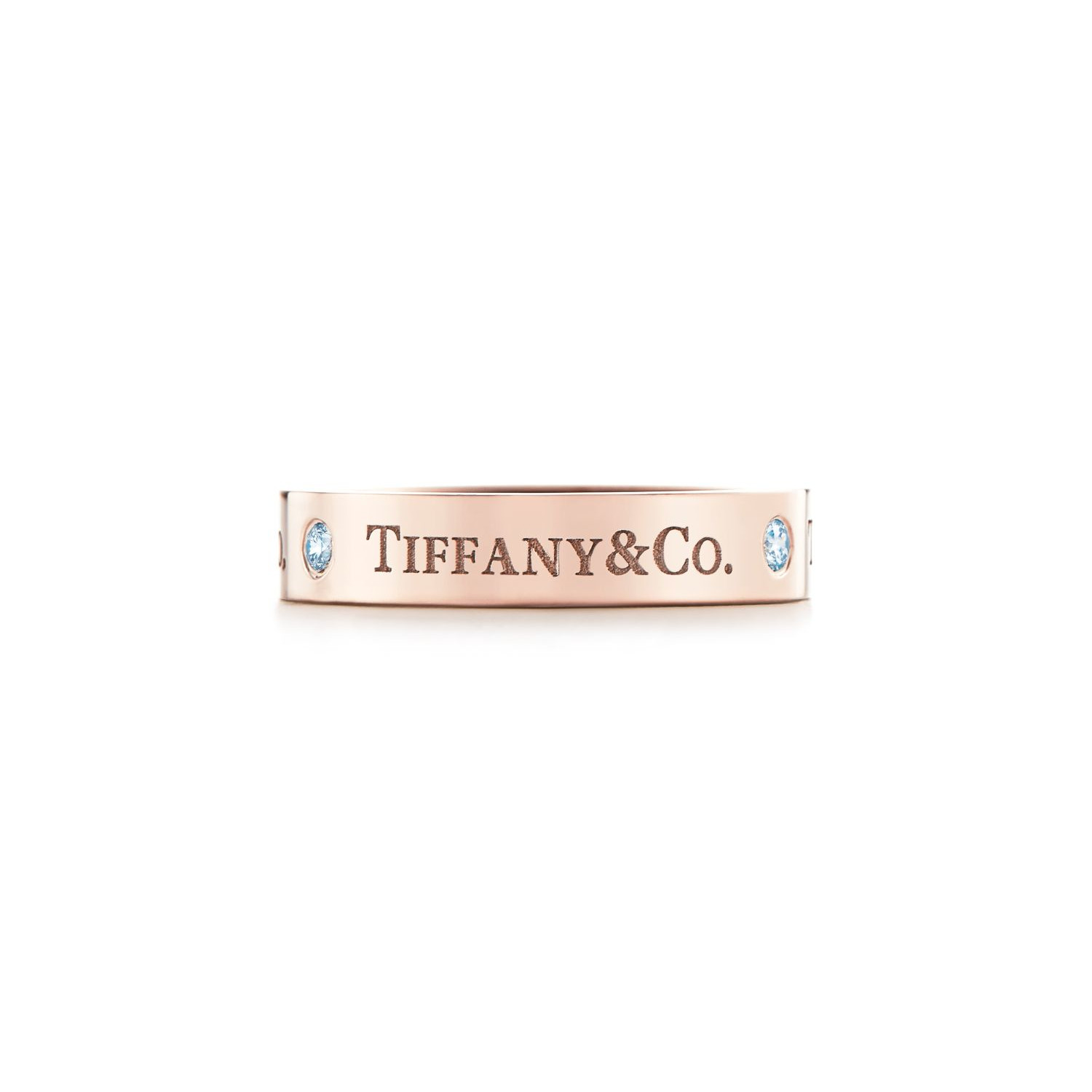 1501 Tiffany Diamantschmuck Kollektion 2018 Trauring Tiffany Co Bandring Rosegold 3589