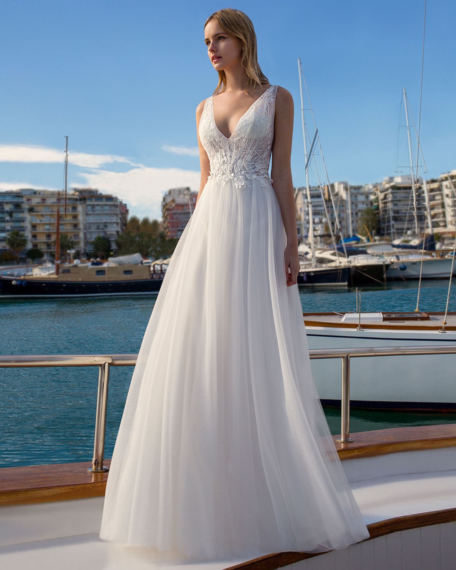 401 Demetrios Brautmoden Brautkleid Kollektion 2019 Destination Romance DR261 4