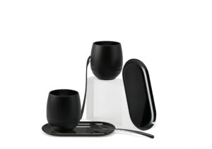 02 303 AVOURY THE TEA TeeKapselSystem Hochzeitsgeschenke Kollektion 2020 Teeloeffelset schwarz