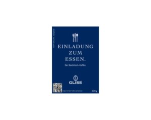 GLISS Motto-Kaffee EINLADUNG ZUM ESSEN