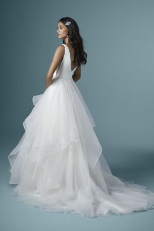 014 Maggie Sottero Brautmoden Brautkleider Kollektion 2020 Maggie Sottero Fatima 20MW328 Back Uncropped