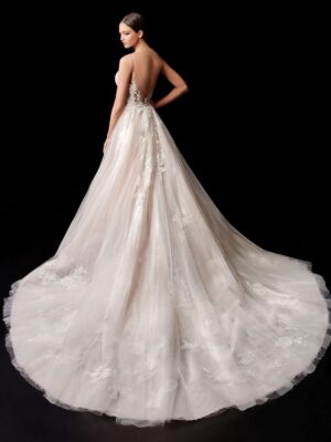 1 004 Enzoani Brautmoden Brautkleider Kollektion 2021 Enzoani 2021 Pro PaigeSkirt Bac Web