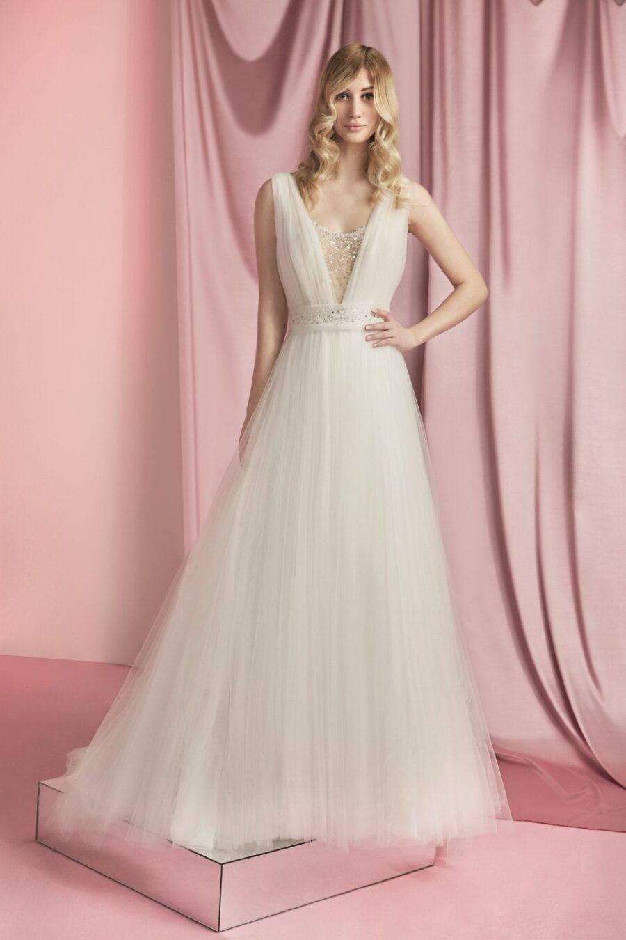 113 Carlo Pignatelli Sposa Brautmoden Brautkleid Kollektion 2021 04 Carmen Bianco 6588